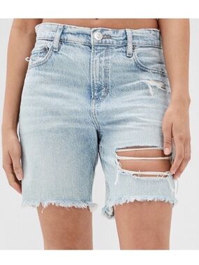 Skater shorts Light Wash Distressed